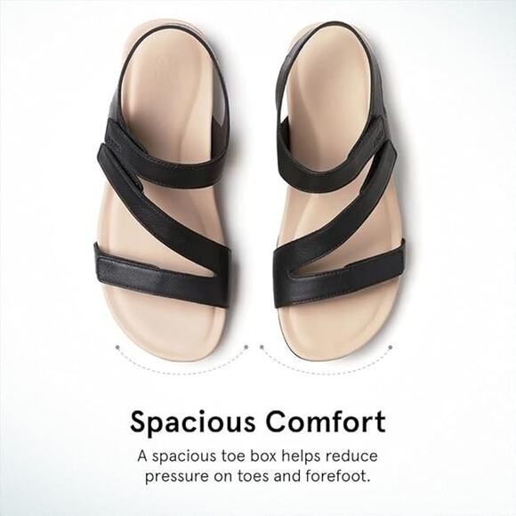 ABEO Olivia Oasis Sandal Metatarsal Leather Strappy Sandals Women’s Size 7 WIDE - Picture 7 of 12